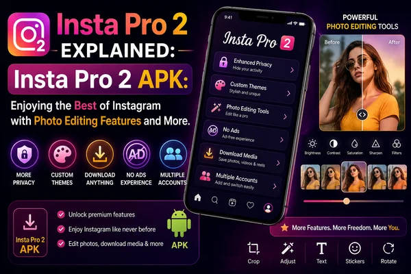 Insta Pro 2 APK: Enjoying the Best of Instagram with Photo Editing Features and More.